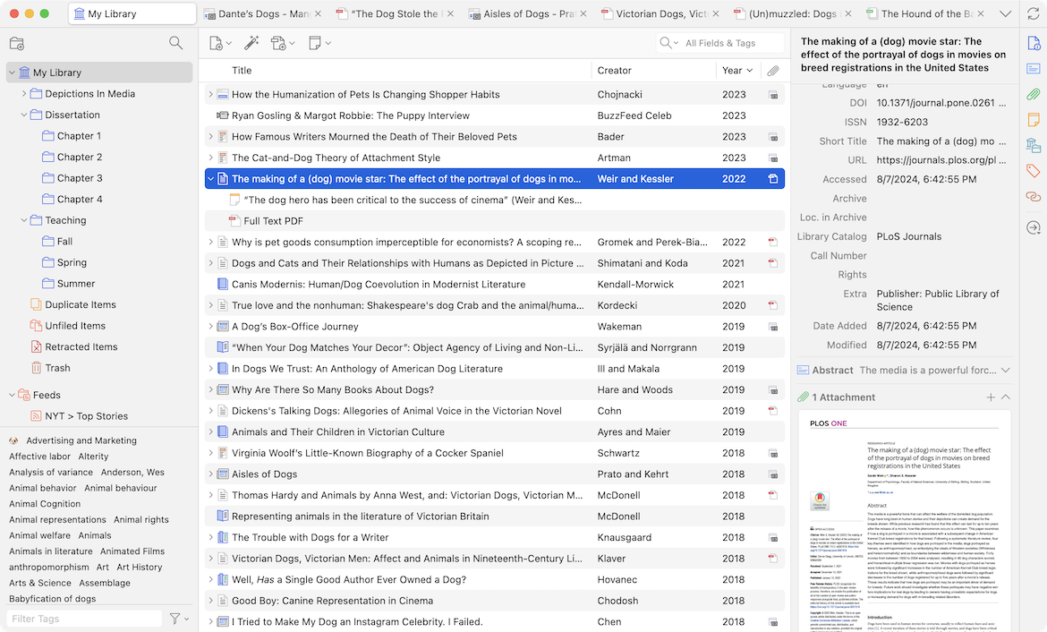 强大的文献收集